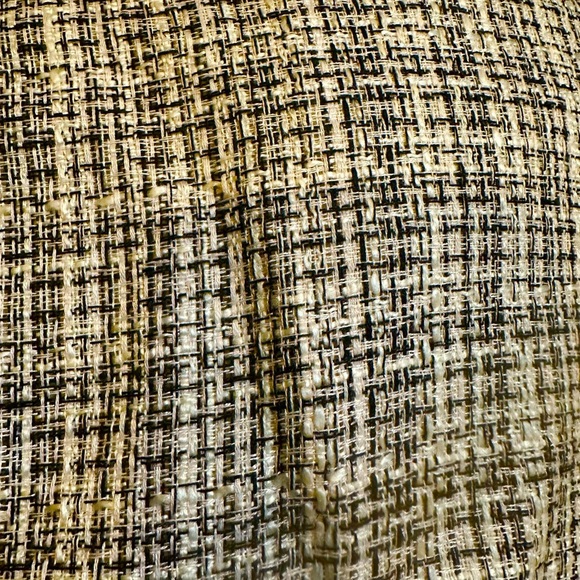 MONTEAU Size L Palest Pink Black Tweed Shift Dress - Picture 6 of 12